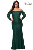 Off The Shoulder La Femme Plus Size Prom Dress 28859 Off The Shoulder La Femme Plus Size Prom Dress 28859