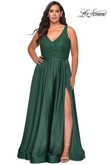 A-line La Femme Plus Size Prom Dress 29004