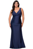 fitted long plus size prom dress la femme 29028 fitted long plus size prom dress la femme 29028