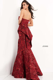 Sequined Brocade Prom Dress Jovani 05020