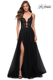La Femme Prom Dress in Black