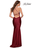 La Femme Prom Dress in Burgundy  La Femme Prom Dress in Burgundy