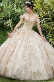 off the shoulder vizcaya quinceanera ball gown 89289