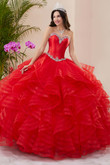 ruffle skirt quinceanera dress by fiesta gowns 56411