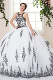 tiered skirt quinceanera collection ball gown 26959