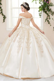 Off The Shoulder Quinceanera Collection Ball Gown Dress 26963