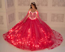 V-neck Princesa Quinceanera Dress PR22021