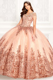Jewel Neckline Princesa Quinceanera Dress PR22026