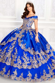 tiered skirt princesa quinceanera ball gown by ariana vara PR22029