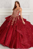 V-neck princesa quinceanera ball gown by ariana vara PR22142