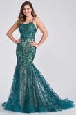 embroidered lace mermaid prom dress ellie wilde EW122032