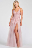 A-Line Prom Dress Ellie Wilde EW122102 in Rose