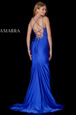 Scoop Neckline Fitted Prom Dress Amarra 87341