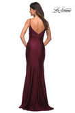 La Femme Prom Dress in Dark Berry