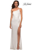 La Femme Prom Dress in White