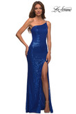 La Femme Prom Dress in Royal Blue