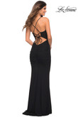 Jersey V-Neck La Femme Prom Dress 30402