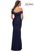 Off the Shoulder La Femme Prom Dress 30422