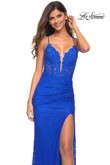 Plunging V-Neck La Femme Prom Dress 30595