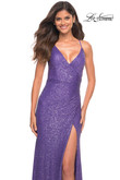 La Femme Prom Dress in Purple