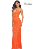 La Femme Prom Dress in Orange