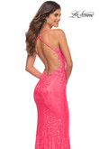 La Femme Prom Dress in Neon Pink