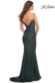 Sheath V-Neck La Femme Prom Dress 30712