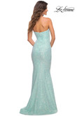Sweetheart sequin La Femme Prom Dress 30743