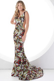 red multi fireworks sequins dress panoply 14118