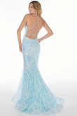 V-neck Sequined Studio 17 Prom Dress 12854