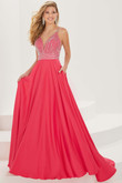 V-neck A-line Prom Dress Christina Wu 16927