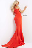 Single Shoulder Column Jovani Prom Dress 04222