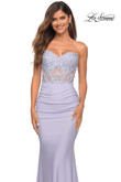 Strapless Jersey La Femme Prom Dress 30750