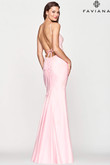 V-neck Faviana Prom Dress S10633