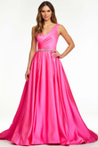 A-Line Mikado Prom Dress by Ashley Lauren 11075 A-Line Mikado Prom Dress by Ashley Lauren 11075