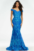 Sparkling Trumpet Prom Dress by Ashley Lauren 11112