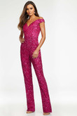 Off The Shoulder Prom Jumpsuit by Ashley Lauren 11175