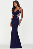 V-neck Long Faviana Prom Dress S10668