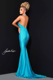 Halter Fitted Johnathan Kayne Pageant Dress 2401