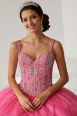 Cold Shoulder Fiesta Quinceanera Dress 56436