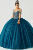 Cold Shoulder Fiesta Quinceanera Dress 56439