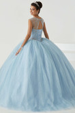 Cap Sleeves Fiesta Quinceanera Dress 56441