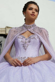 Sweetheart Quinceanera Collection Ball Gown Dress With Cape 26001