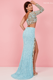 One Shoulder Rachel Allan Prom Dress 70331