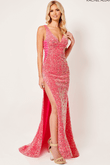 Stretch Velvet by Rachel Allan Prom Dress 70438