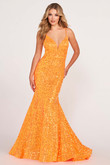 Ellie Wilde Prom Dress in Orange 