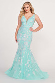 Ellie Wilde Prom Dress in Aqua 