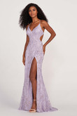 Ellie Wilde Prom Dress in Lavender Frost