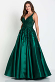 Ellie Wilde Prom Dress in Emerald 