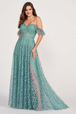 Off The Shoulder A-line Ellie Wilde Prom Dress EW34063